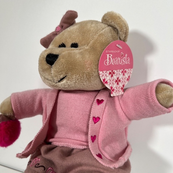 Starbucks Coffee Collectible Bearista Valentines Bear 2007 59th Ed NEW - Picture 4 of 5